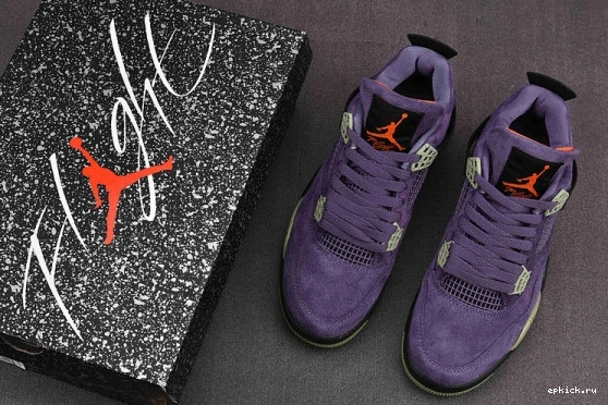 Rep EP AIR AQ9129-500 PURPLE” JORDAN 4 RETRO“CANYON AQ9129-500 0518